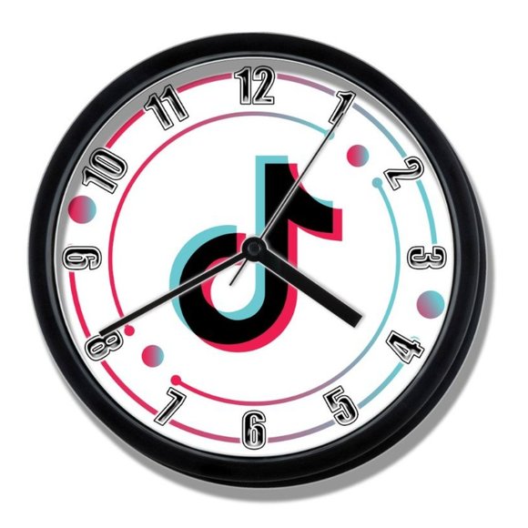 Tik tok logo #1 Clock NEW - Picture 1 of 4